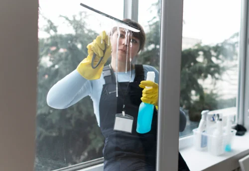Nettoyage de vitres intérieures et extérieures à Javené